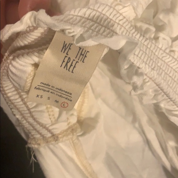 Free People WHITE Halter V Sleeveless  Top - Picture 2 of 5
